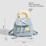 Load image into Gallery viewer, Denim Backpack Poly Cotton Blend S5P311
