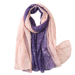Load image into Gallery viewer, Silver Foil Gradient Thermal Shawl M5A261