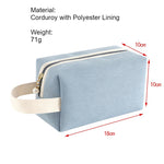 Load image into Gallery viewer, Corduroy Portable Large Capacity Makeup Bag N6E178