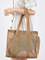 Load image into Gallery viewer, Beach Tote Gym Shoulder Bag Swim Travel Organizer N6B137