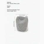 Load image into Gallery viewer, Woven Straw Look Crossbody Bucket Bag Beach N6E054