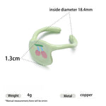 Load image into Gallery viewer, 3D Floral Drop Ring Cute Irregular Stackable Enamel S5P883