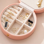 Load image into Gallery viewer, Portable Multi layer Jewelry Organizer Box Travel S5P832
