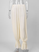 Load image into Gallery viewer, Bubble Cuff Pants Women Elegant Wide Leg Trousers N6F044