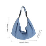 Load image into Gallery viewer, Women's Washed Denim Crossbody Shoulder Bag N6J196