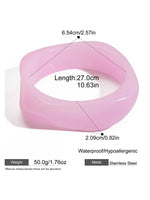 Load image into Gallery viewer, Resin Bangle Retro Irregular Statement Bracelet N6A198