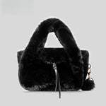Load image into Gallery viewer, Faux Fur Handbag Women Pom Pom Shoulder Bag S5P796