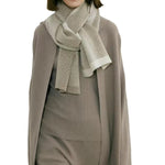 Load image into Gallery viewer, Polka Dot Jacquard Knit Scarf M5A257
