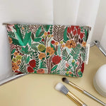 Load image into Gallery viewer, Womens Floral Embroidered Polyester Cosmetic Bag N6K116