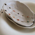 Load image into Gallery viewer, Colorful Natural Stone Crystal Titanium Chain Jewelry N6H190