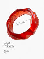 Load image into Gallery viewer, Colorful Holographic Bead Resin Bangle Dopamine N6A225