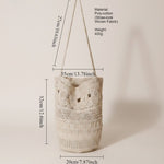 Load image into Gallery viewer, Straw-Style Openwork Flower Bucket Bag Women Beach N6E053