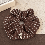 Load image into Gallery viewer, Womens Vintage Floral Knit Scrunchie N6K035