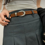 Load image into Gallery viewer, Vintage Suede Genuine Leather Belt Women N6H333