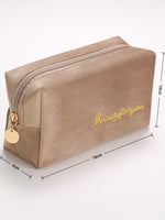 Load image into Gallery viewer, Velvet Makeup Pouch Portable Cosmetic Organizer Women N6B113