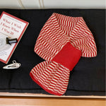 Load image into Gallery viewer, Vintage Stripe Knit Scarf Women Wool Blend N6H312