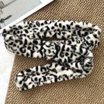 Load image into Gallery viewer, Women's Faux Fur Leopard Print Waist Belt N6J105
