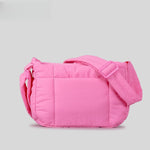 Load image into Gallery viewer, Macaron Quilted Nylon Shoulder Bag Women S5P816