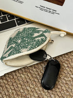 Load image into Gallery viewer, Pull String Embroidered Key Pouch Women N6B118