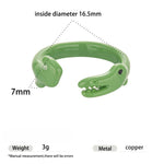 Load image into Gallery viewer, Dopamine Enamel Ring Animal Design Stackable Cute S5P880