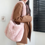 Load image into Gallery viewer, Faux Wool Cloud Shoulder Bag Large Capacity Crossbody S5P733