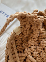 Load image into Gallery viewer, Woven Bucket Bag Women Minimalist N6C025