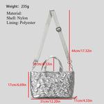 Load image into Gallery viewer, Padded Cloud Tote Medium Size Nylon Polyester S5P378