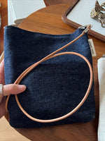 Load image into Gallery viewer, Denim Embroidered Crossbody Phone Bag Women N6B117