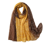 Load image into Gallery viewer, Silver Foil Gradient Thermal Shawl M5A261