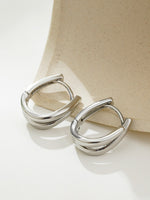 Load image into Gallery viewer, Two-tone Geometric U-Shape Ear Cuff Gold Plated N6C182