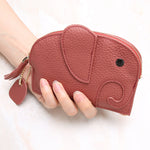 Load image into Gallery viewer, Creative Elephant Shaped Leather Coin Pouch Women N6B223