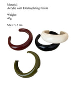 Load image into Gallery viewer, Minimalist Electroplated Resin Bracelet Women N6B014