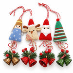 Load image into Gallery viewer, Hand Crocheted Christmas Santa Hanging Ornament N6K317