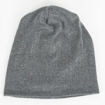 Load image into Gallery viewer, Double Layer Cotton Rhinestone Beanie Women N6H227