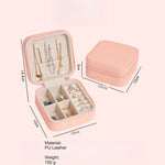 Load image into Gallery viewer, Portable Travel Jewelry Box PU Leather Organizer N6G277