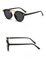 Load image into Gallery viewer, Leopard Print Round Frame Sunglasses Women N6B164