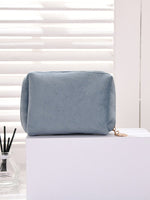 Load image into Gallery viewer, Fur Embroidery Makeup Bag Travel Organizer Women N6B114