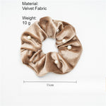 Load image into Gallery viewer, Velvet Pearl Big Scrunchie Women High Elasticity N6H193