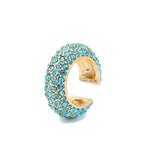 Load image into Gallery viewer, Y2K Full Set C Clip Ear Cuff Crystal Piercing Free S5P219