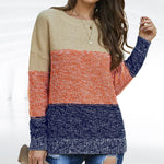 Load image into Gallery viewer, Color Block Pullover Sweater Women Multiple Colors N5A591