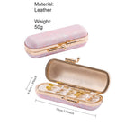 Load image into Gallery viewer, Portable Travel Jewelry Box Mini Leather Organizer N6F059