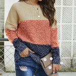 Load image into Gallery viewer, Color Block Pullover Sweater Women Multiple Colors N5A591