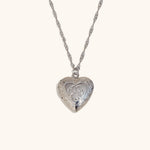 Load image into Gallery viewer, Heart Locket Chalice Necklace Steel Gold Plated S5P228