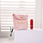 Load image into Gallery viewer, Velvet Embroidered Retro Lipstick Pouch Women N6B130