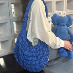 Load image into Gallery viewer, Pleated Shoulder Bag Women Large Capacity Commuter S5P725