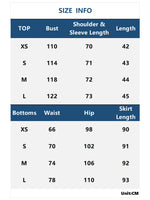 Load image into Gallery viewer, Ruffle Oversized Long Sleeve Blouse Skirt Set N6F212