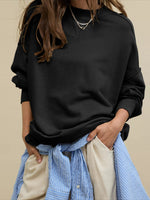 Load image into Gallery viewer, Oversized Hoodie Casual Round Neck Blouse Women N6A183