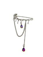 Load image into Gallery viewer, Liquid Fringe Brooch Women Office Chain Pin N6B019