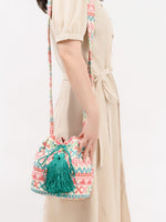 Load image into Gallery viewer, Bohemian Canvas Bucket Shoulder Bag Women N6C305