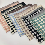 Load image into Gallery viewer, Silk Like Polka Dot 70x70 Scarf Multi-Color Women M5A346
